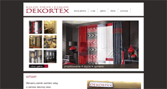 Desktop Screenshot of dekortex.pl