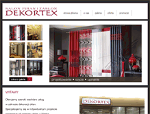 Tablet Screenshot of dekortex.pl